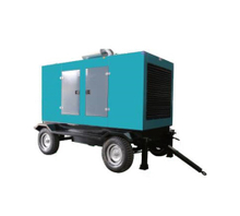 Mobile trailer diesel generator set